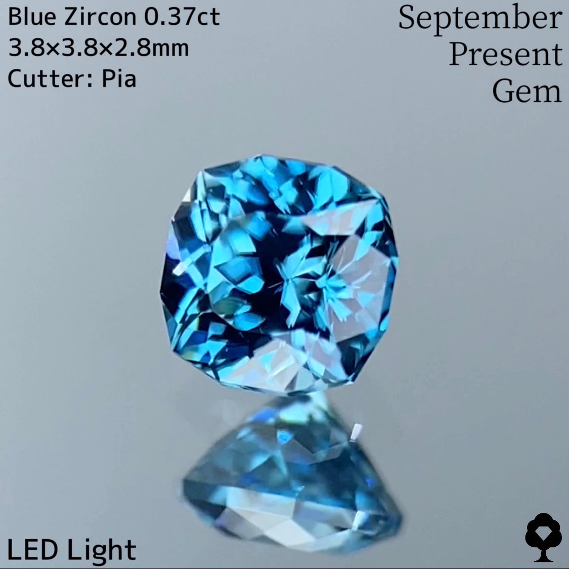 【2023.9月プレキャンご当選者さま専用】ブルージルコン0.37ct