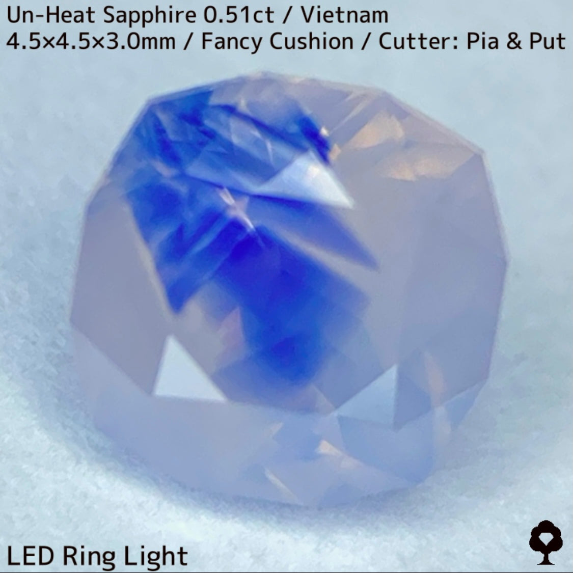 【お客さま専用】ベトナム産非加熱サファイア0.51ct