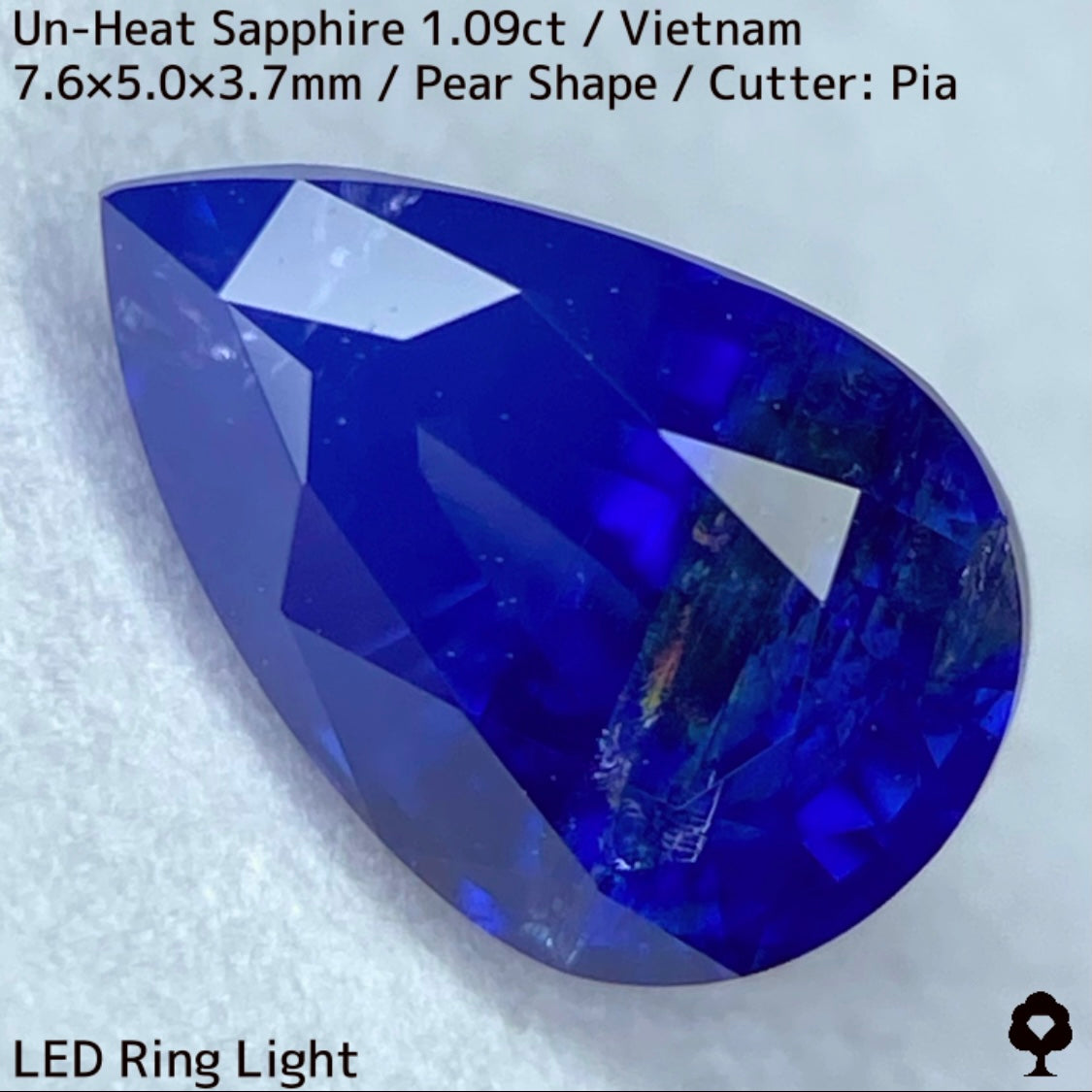 非加熱ルビー イン サファイア0.751ct☆ベトナム産らしさが