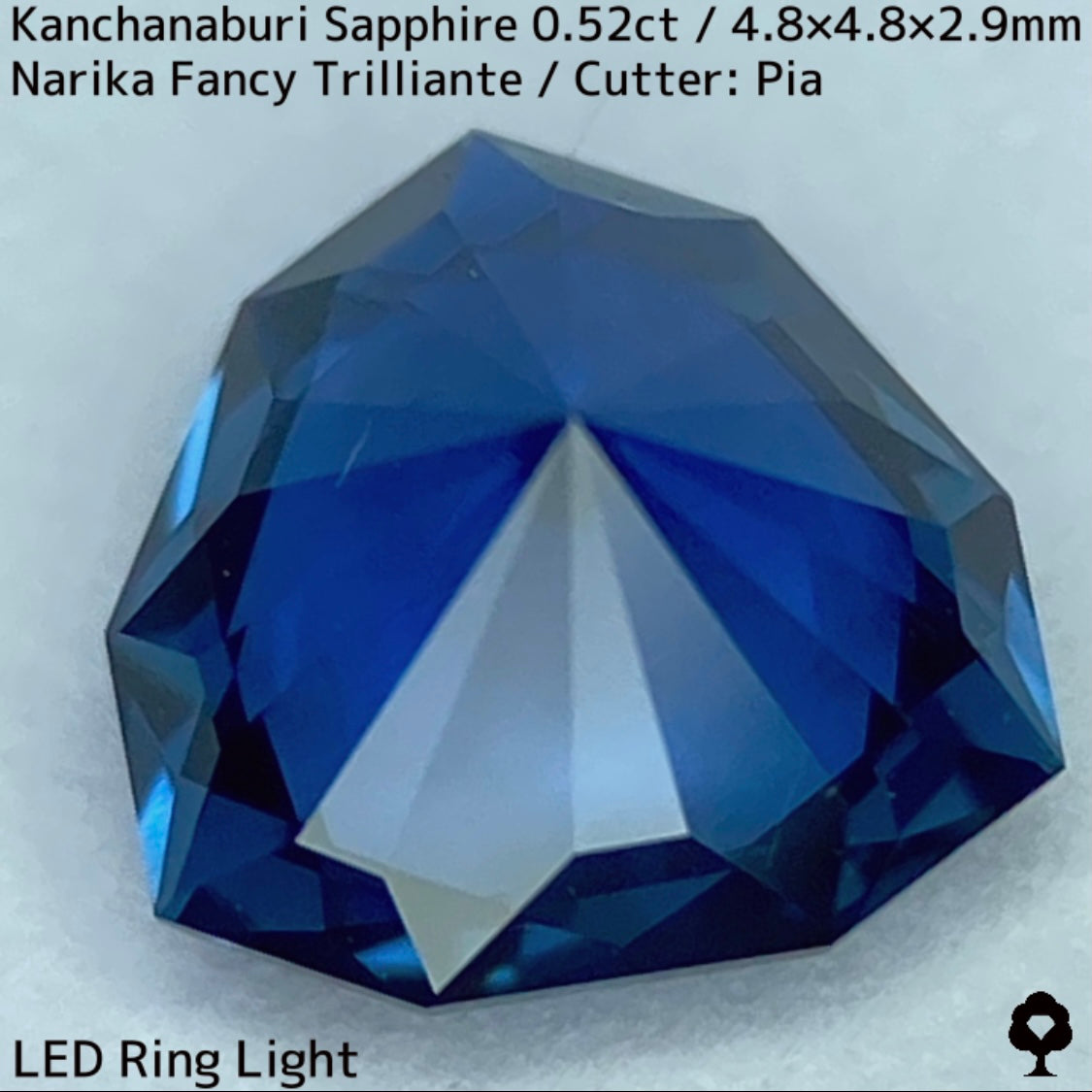 【お客さま専用】カンチャナブリー産サファイア0.52ct