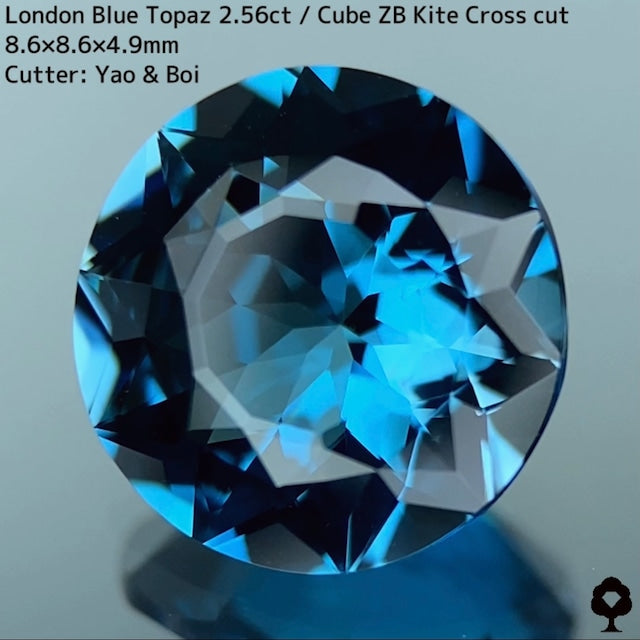 【GTJ新カッターPRプライス】 GTJの歴史が詰まった傑作★ロンドンブルートパーズ2.56ct