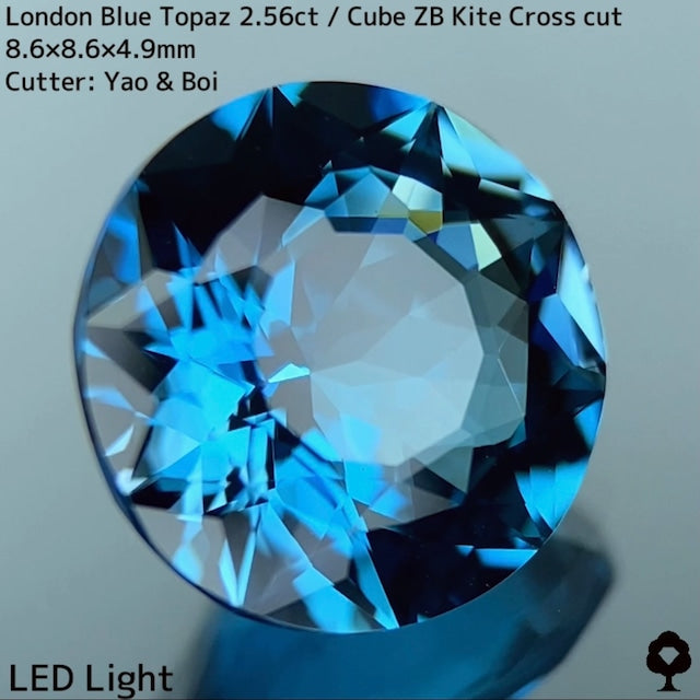 【GTJ新カッターPRプライス】 GTJの歴史が詰まった傑作★ロンドンブルートパーズ2.56ct
