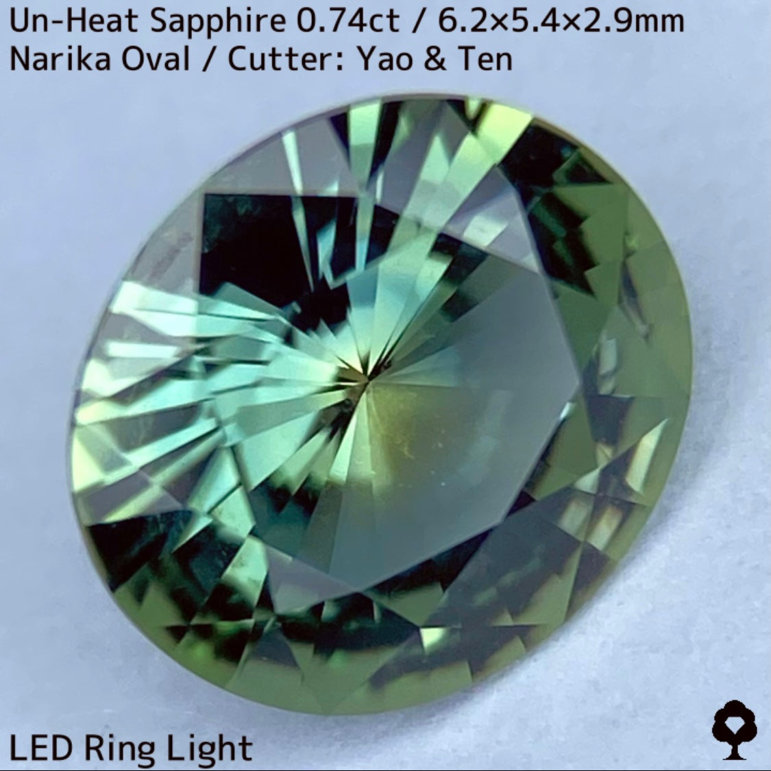 【お客さま専用】非加熱サファイア0.74ct★お問合せ特別価格