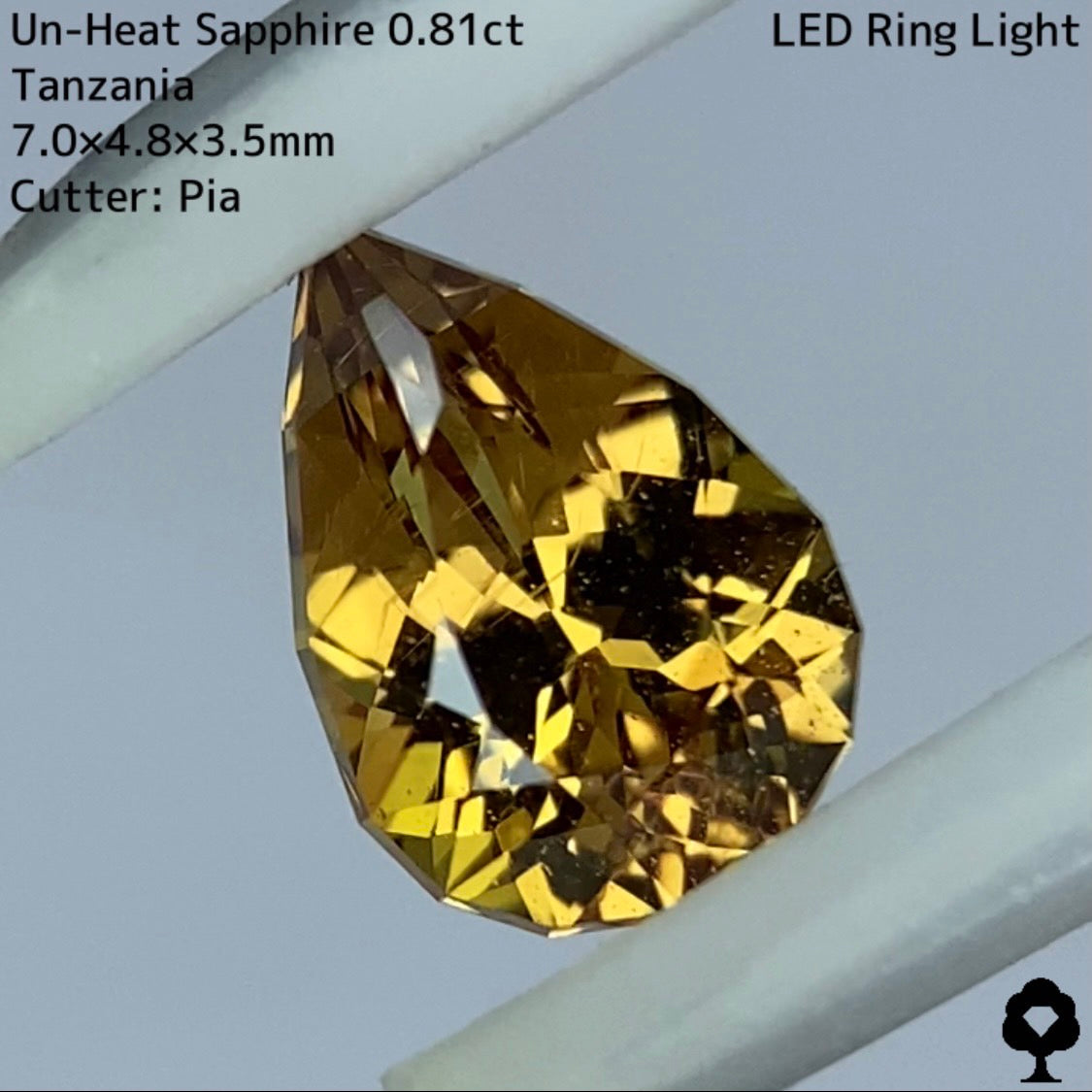 【お客さま専用】非加熱サファイア 0.81ct★宝石づくり勉強中プライス★