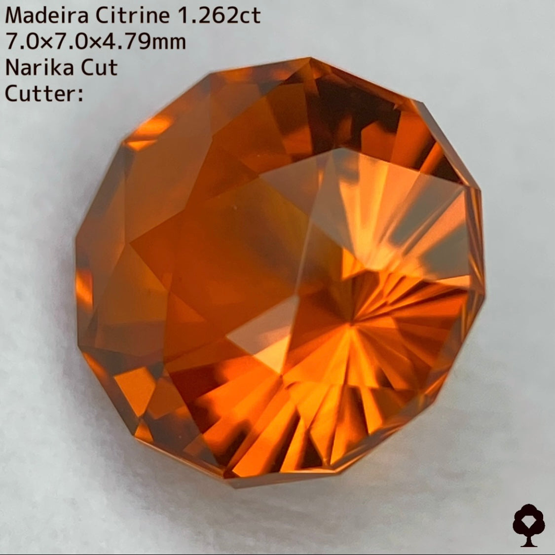 【ご落札者さま専用】ナリカーカットマディラシトリン1.262ct