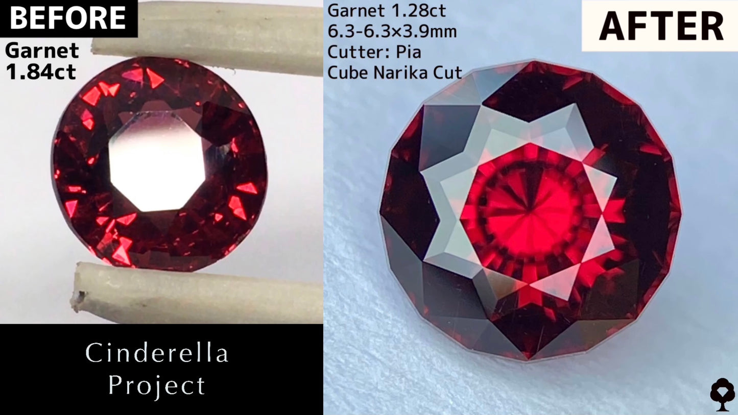 ガーネット1.28ct&1.34ct【シンデレラプロジェクト2023.12.31専用ページ】