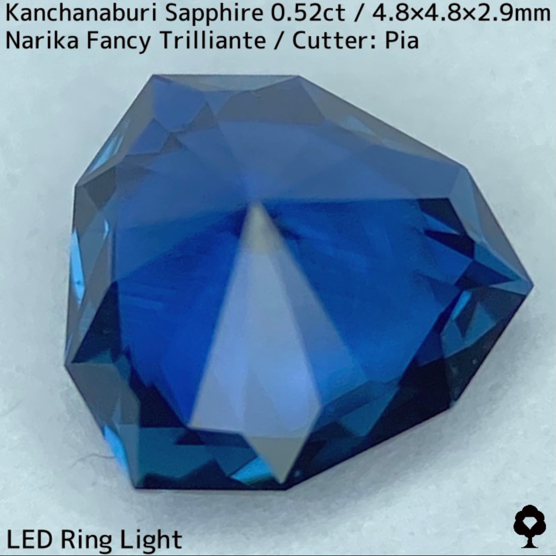 【お客さま専用】カンチャナブリー産サファイア0.52ct