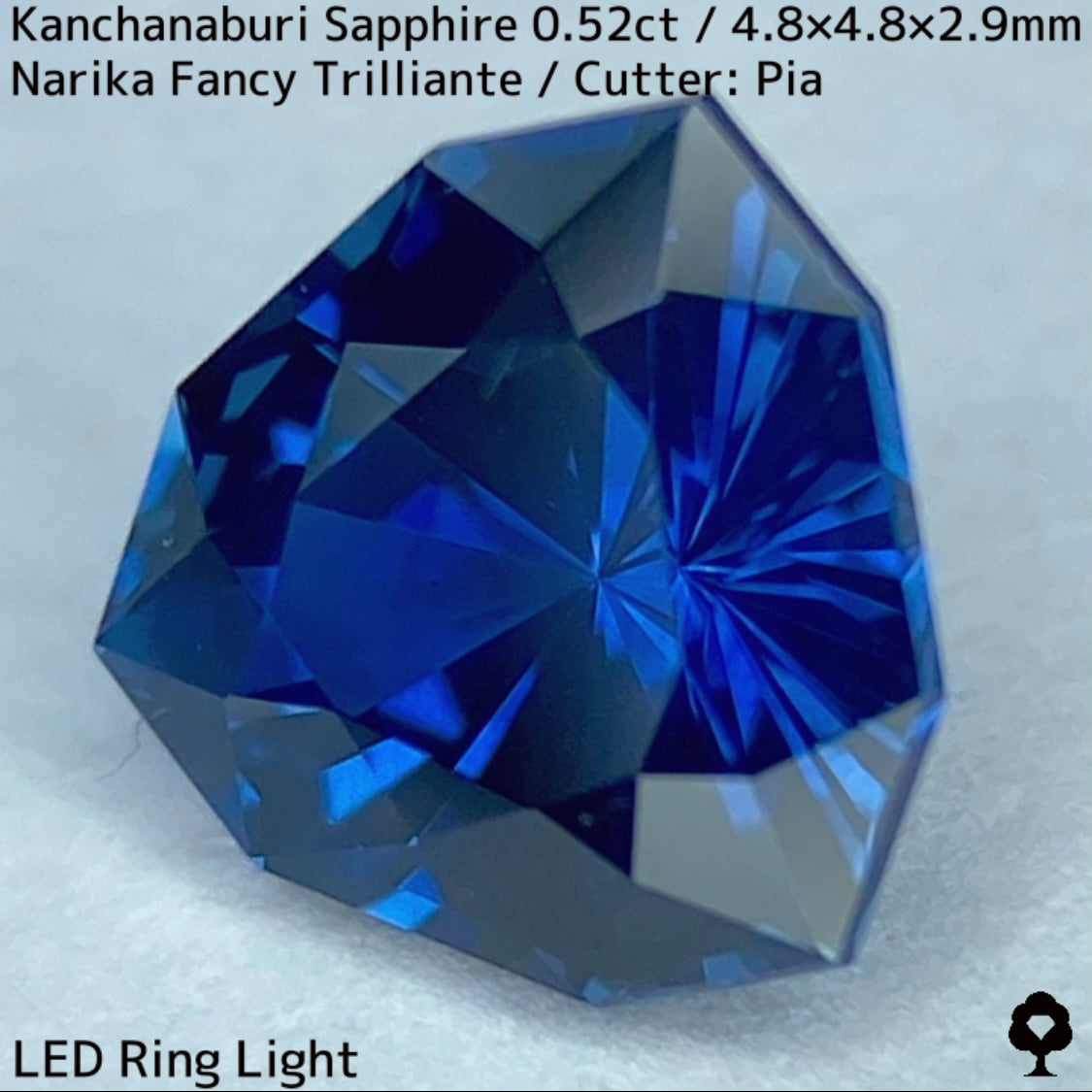 【お客さま専用】カンチャナブリー産サファイア0.52ct