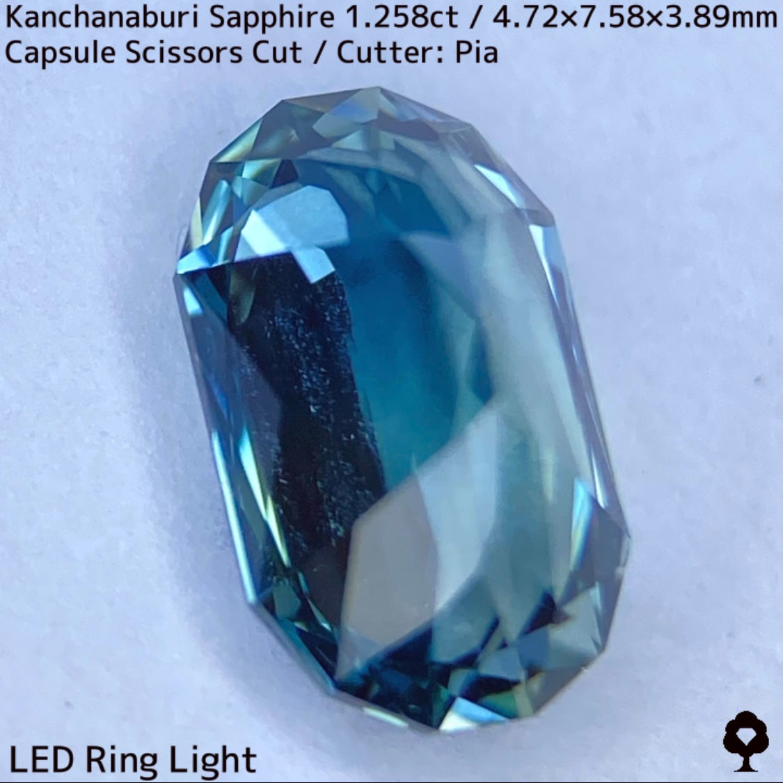 【ご当選者さま専用】まほチケPRプレキャン★カンチャナブリー産サファイア1.258ct