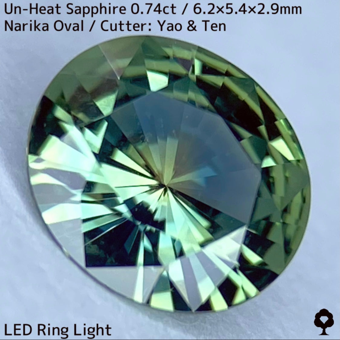 【お客さま専用】非加熱サファイア0.74ct★お問合せ特別価格