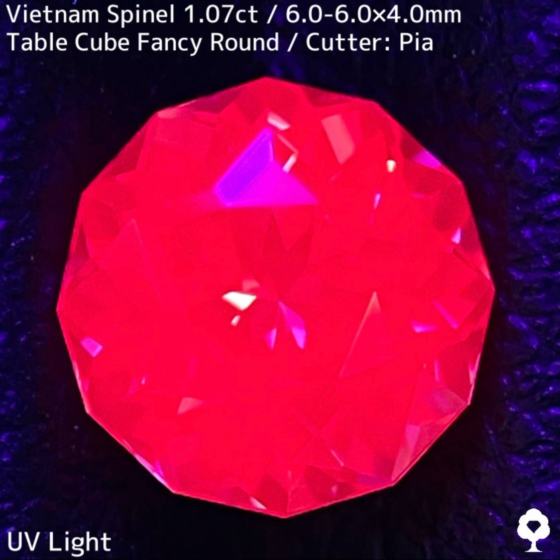 ベトナム産スピネル1.07ct★原石からつくりあげた美しすぎるピンクと石質の一級品1ctアップ