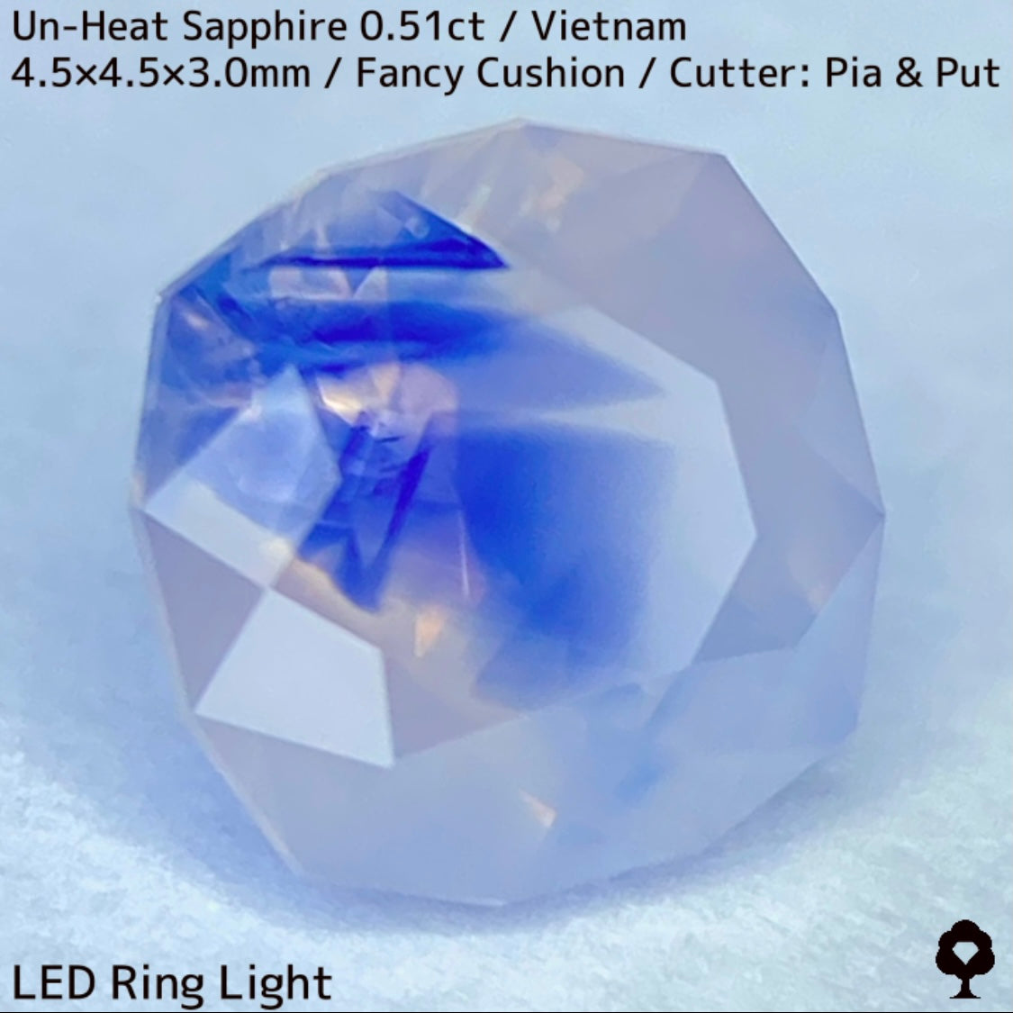 【お客さま専用】ベトナム産非加熱サファイア0.51ct
