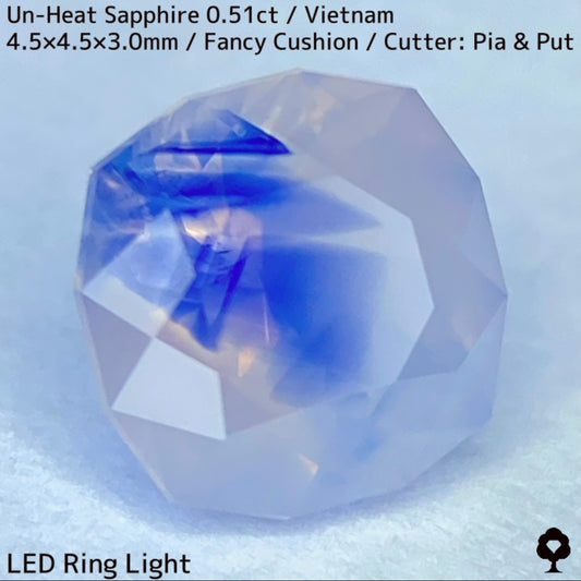 【お客さま専用】ベトナム産非加熱サファイア0.51ct