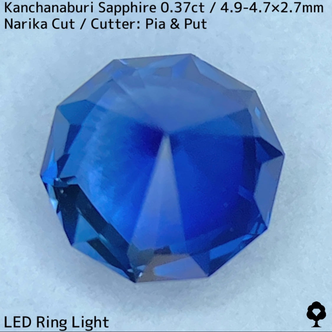 【お客さま専用】カンチャナブリー産サファイア0.37ct