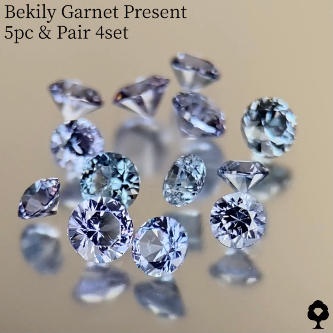 【ご当選者さま専用】No.1 ベキリーガーネット0.04ct★GTJ創業者の大御所秘蔵★幻のベキリーカラーチェンジガーネット0.04ct〜0.09ct5個&ペア4セットプレゼント💎