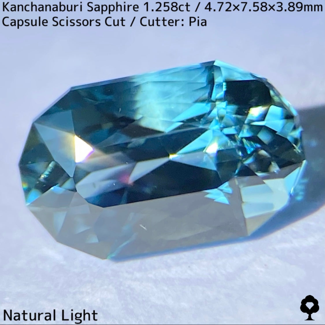 【ご当選者さま専用】まほチケPRプレキャン★カンチャナブリー産サファイア1.258ct