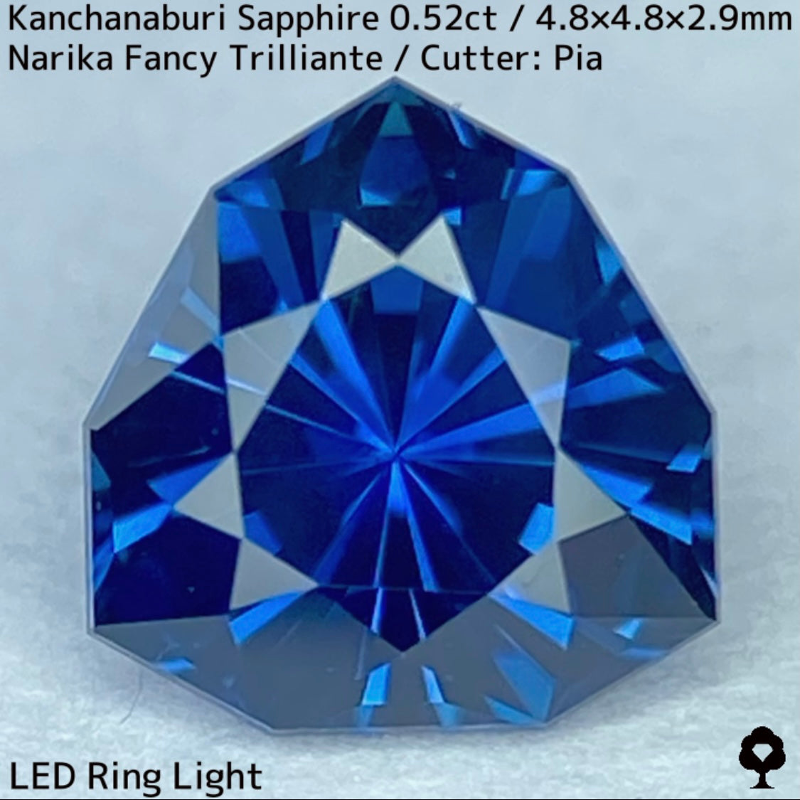 【お客さま専用】カンチャナブリー産サファイア0.52ct
