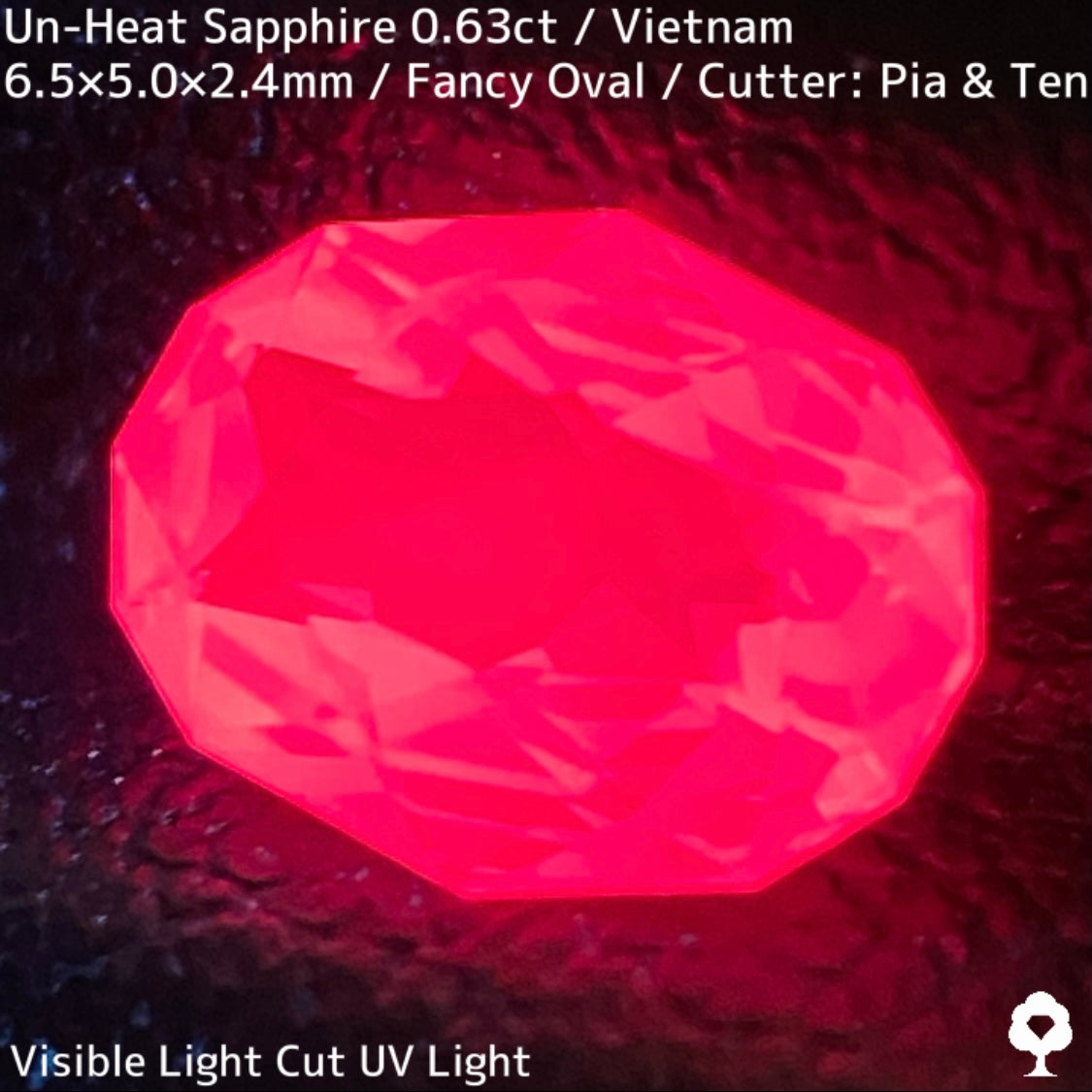 【ご当選者さま専用】ベトナム産非加熱サファイア0.63ct