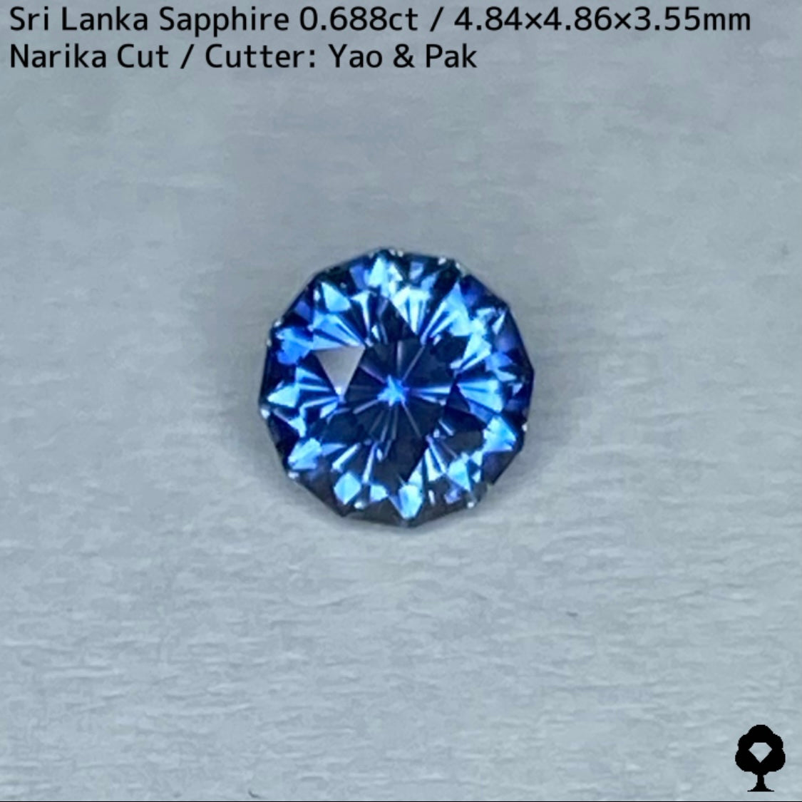 【お客さま専用】コーンフラワー系美色ナリカーカット★スリランカ産サファイア0.688ctサファイア