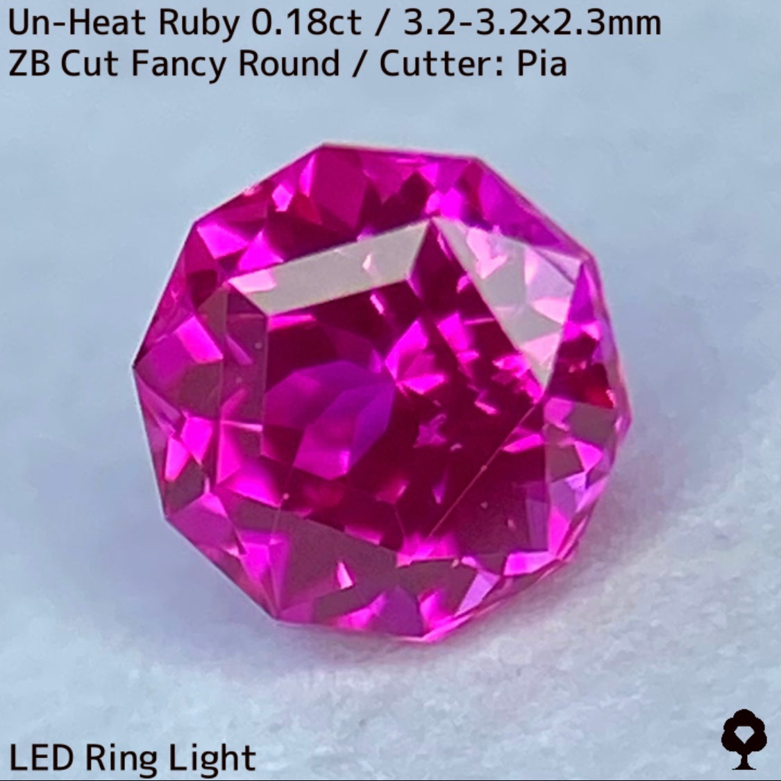 【お客さま専用】ベトナム産非加熱ルビー0.18ct