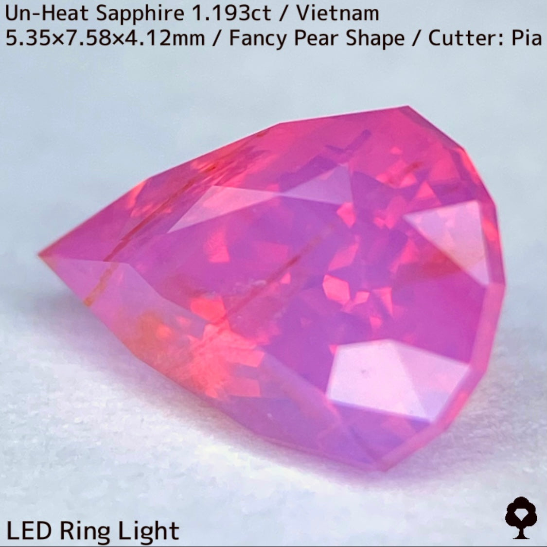 【ご当選者さま専用】ベトナム産非加熱サファイア1.193ct★コランダムフォーカス抽選販売プライス