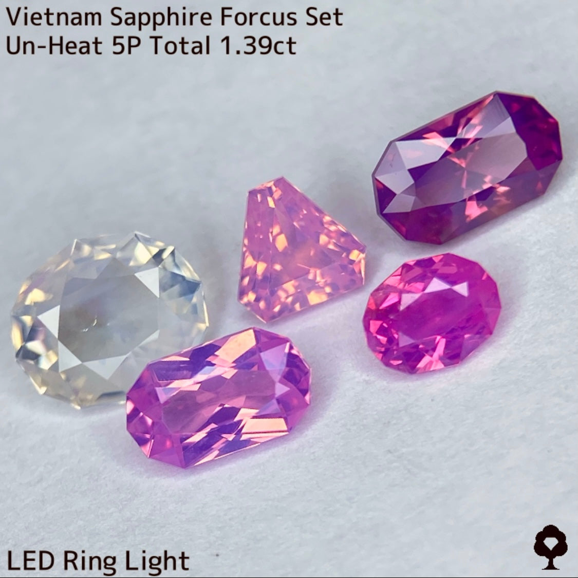 ファンシーカラーサファイア 1.39ct - アクセサリー