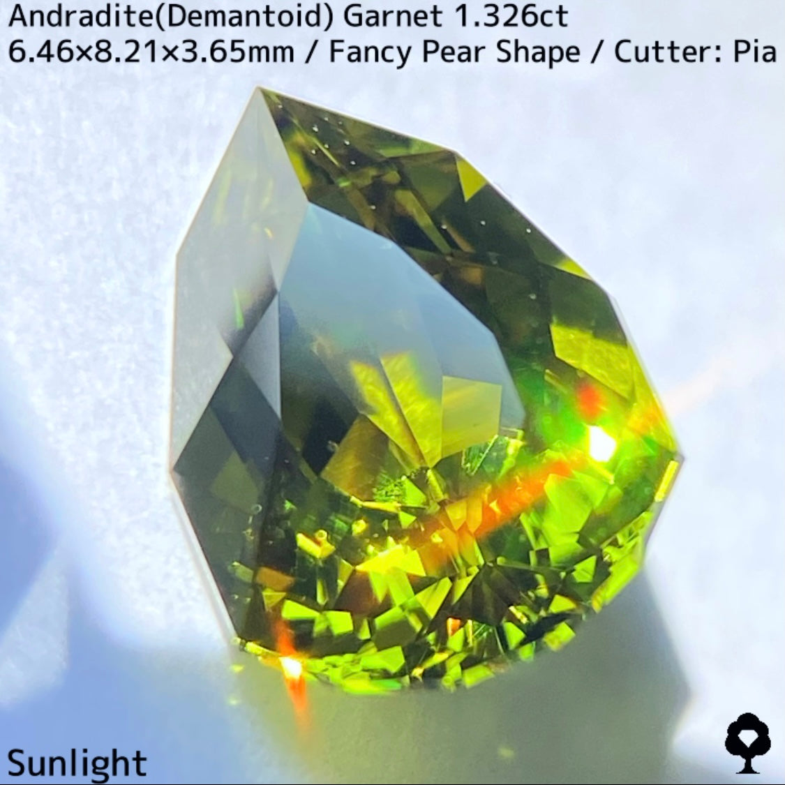 アンドラダイト(デマントイド)ガーネット1.326ct