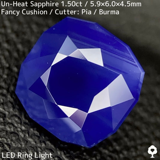 ビルマ産非加熱サファイア1.50ct★コランダムフォーカスプライス★2024.4.21 YouTubeライブ