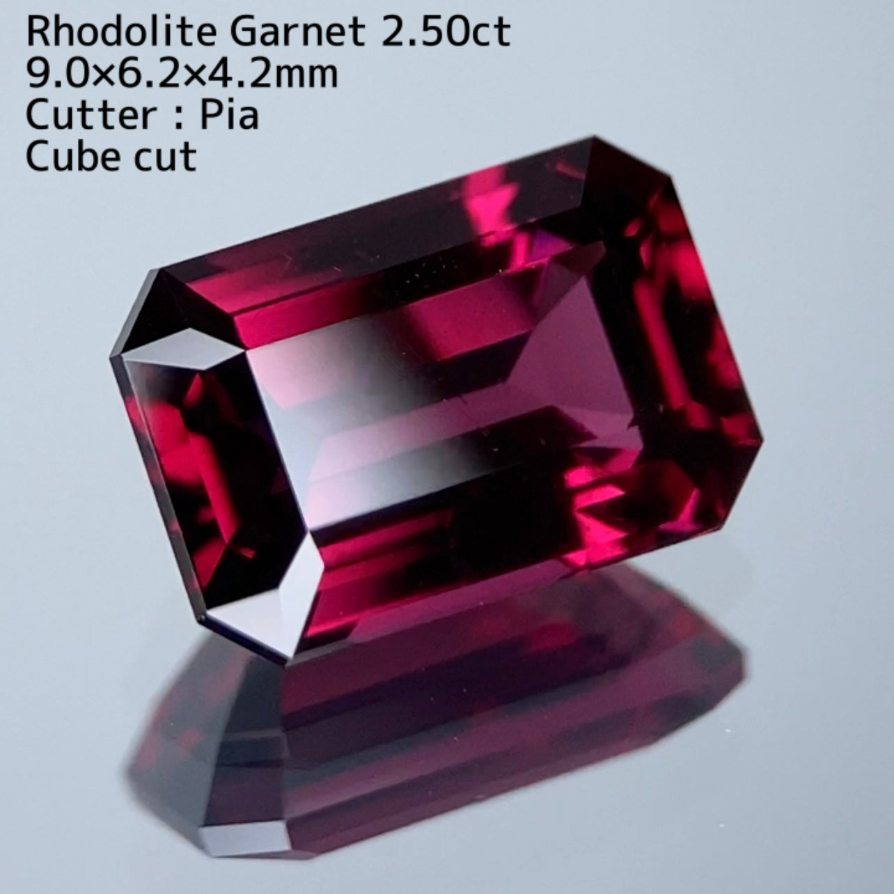 ★5ZBまでご利用可【Pia's Corner Cube】ロードライトガーネット 2.50ct