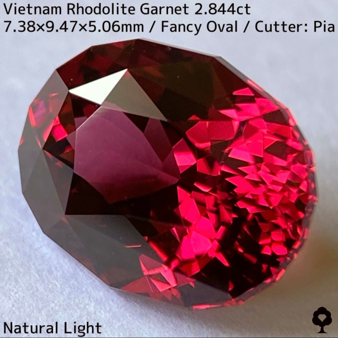 ベトナム産ロードライトガーネット2.844ct★ロードライトを愛する大御所がハマったベトナム産超美色