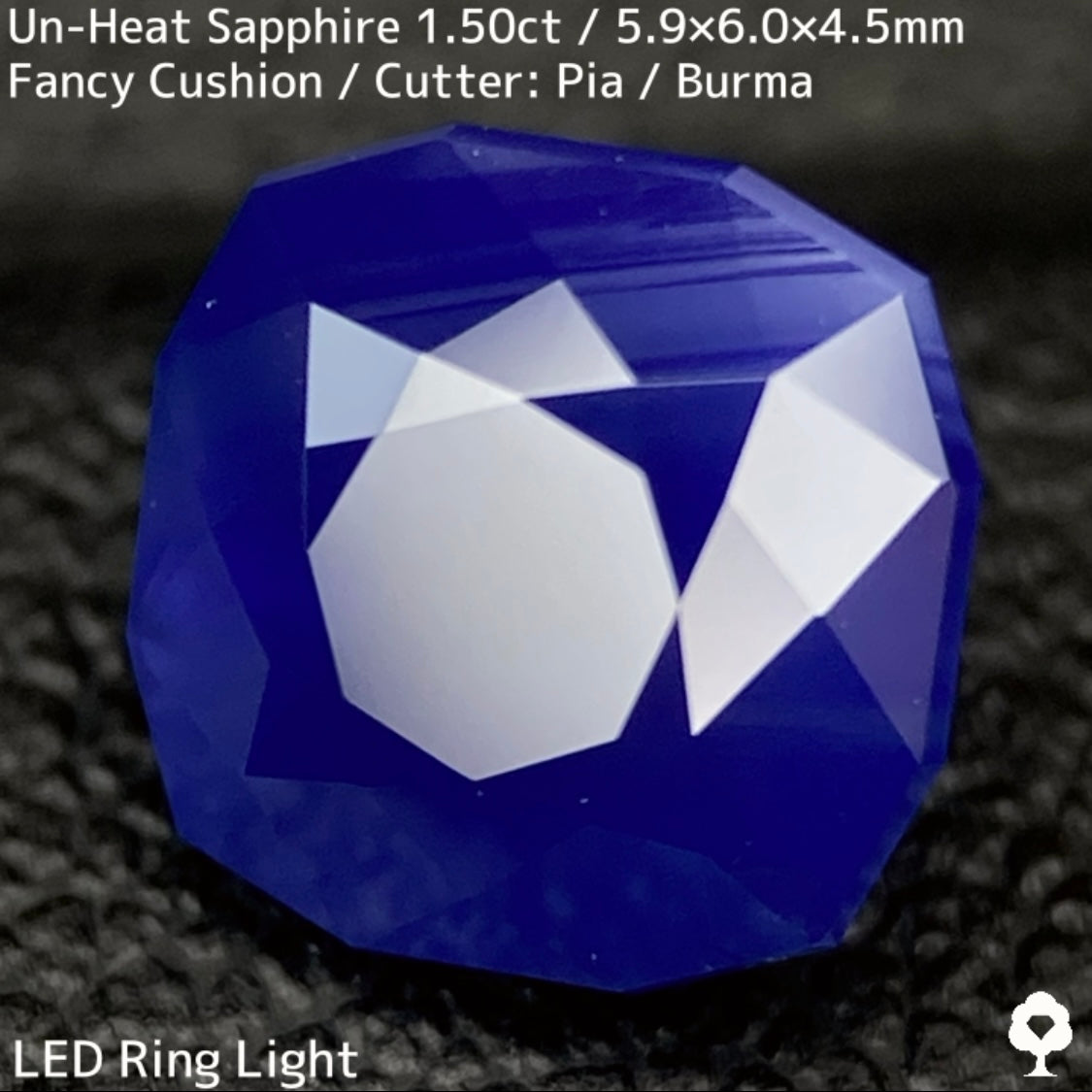 ビルマ産非加熱サファイア1.50ct★コランダムフォーカスプライス★2024.4.21 YouTubeライブ