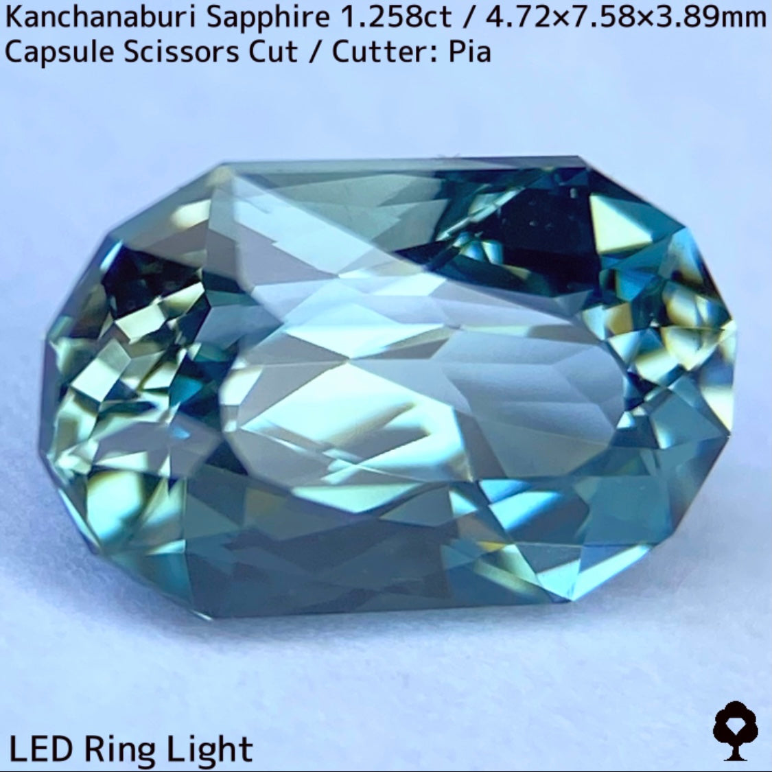 【ご当選者さま専用】まほチケPRプレキャン★カンチャナブリー産サファイア1.258ct