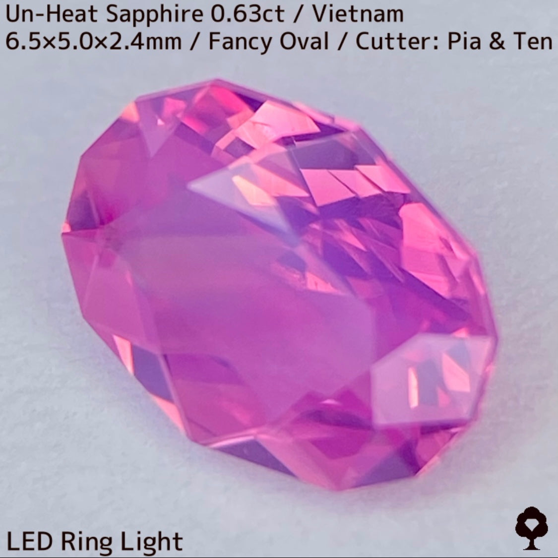【ご当選者さま専用】ベトナム産非加熱サファイア0.63ct
