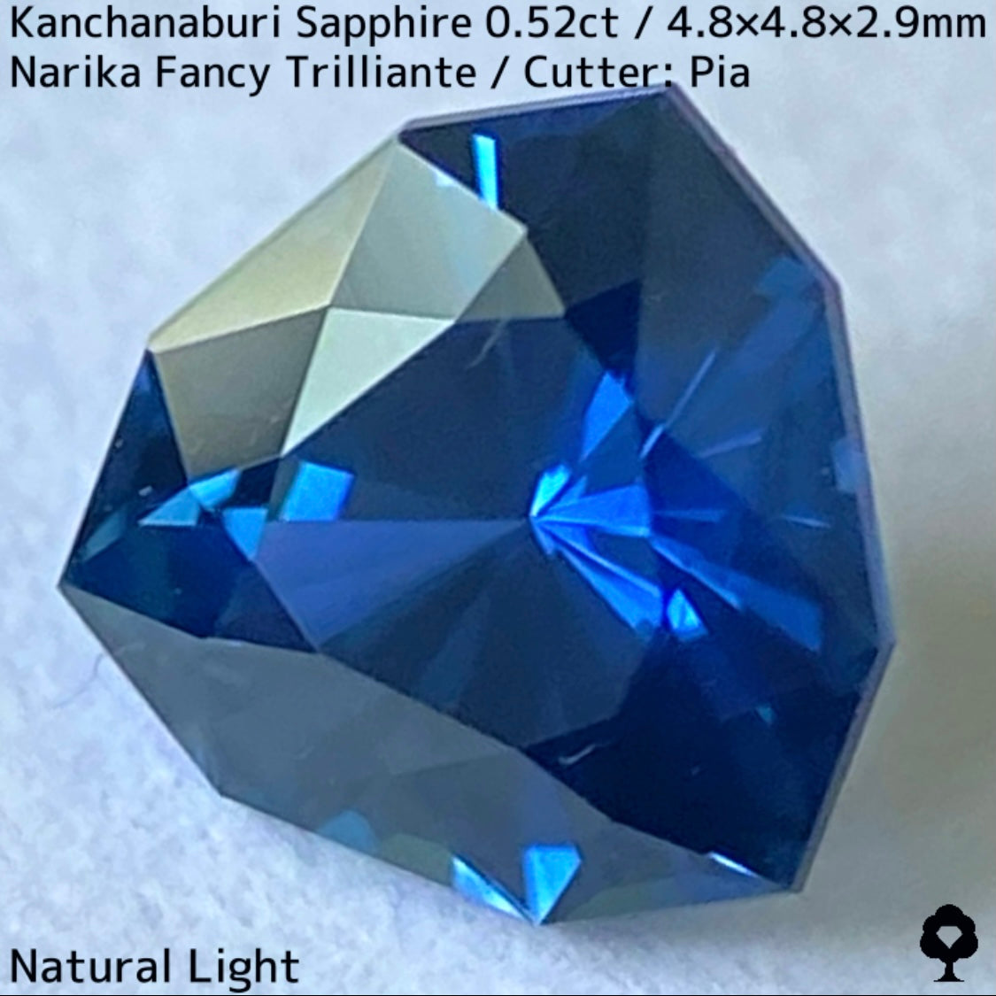 【お客さま専用】カンチャナブリー産サファイア0.52ct