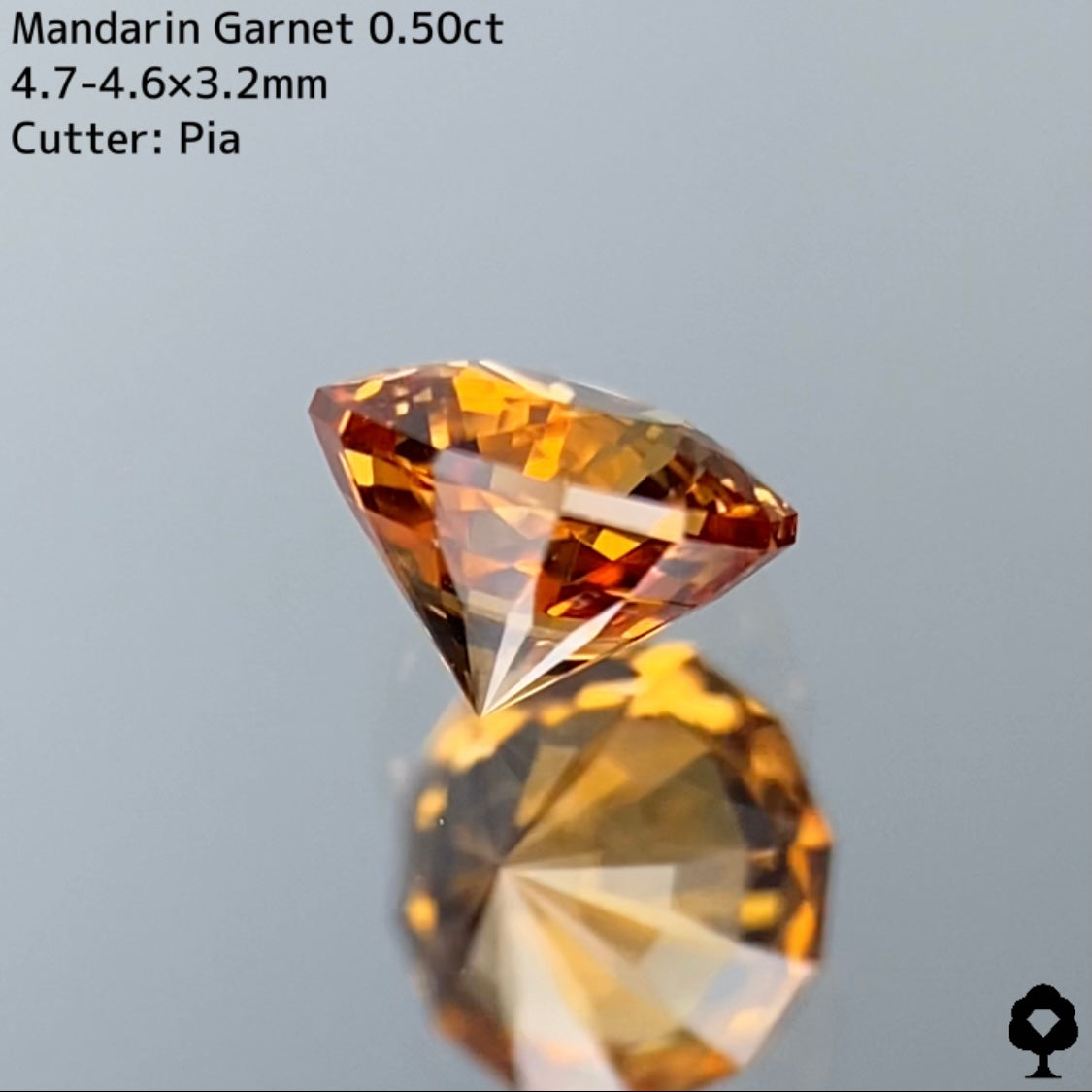 【お客さま専用】マンダリンガーネット0.50ct★Liveチャットオークション