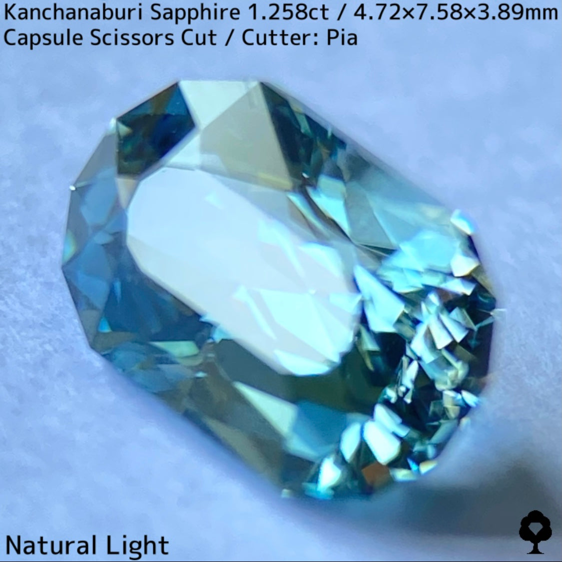 【ご当選者さま専用】まほチケPRプレキャン★カンチャナブリー産サファイア1.258ct