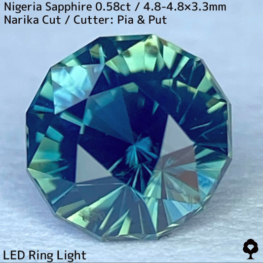 【お客さま専用】ナイジェリア産サファイア0.58ct