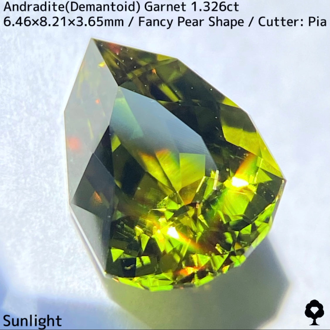アンドラダイト(デマントイド)ガーネット1.326ct