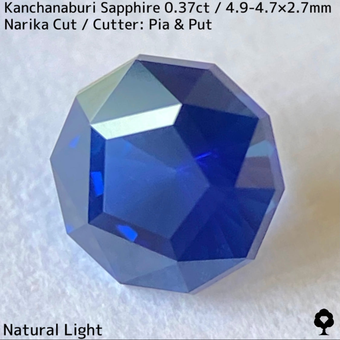 【お客さま専用】カンチャナブリー産サファイア0.37ct