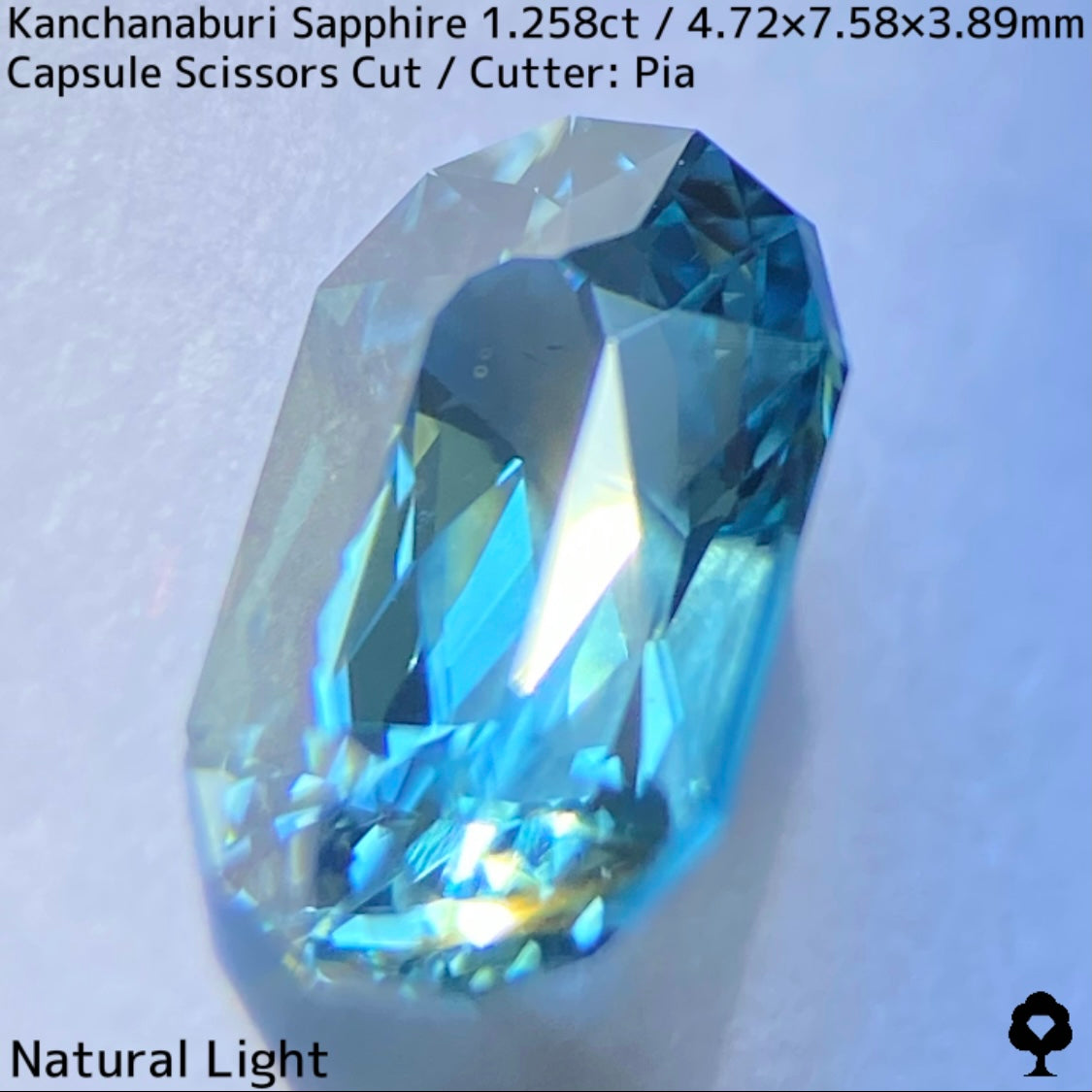 【ご当選者さま専用】まほチケPRプレキャン★カンチャナブリー産サファイア1.258ct