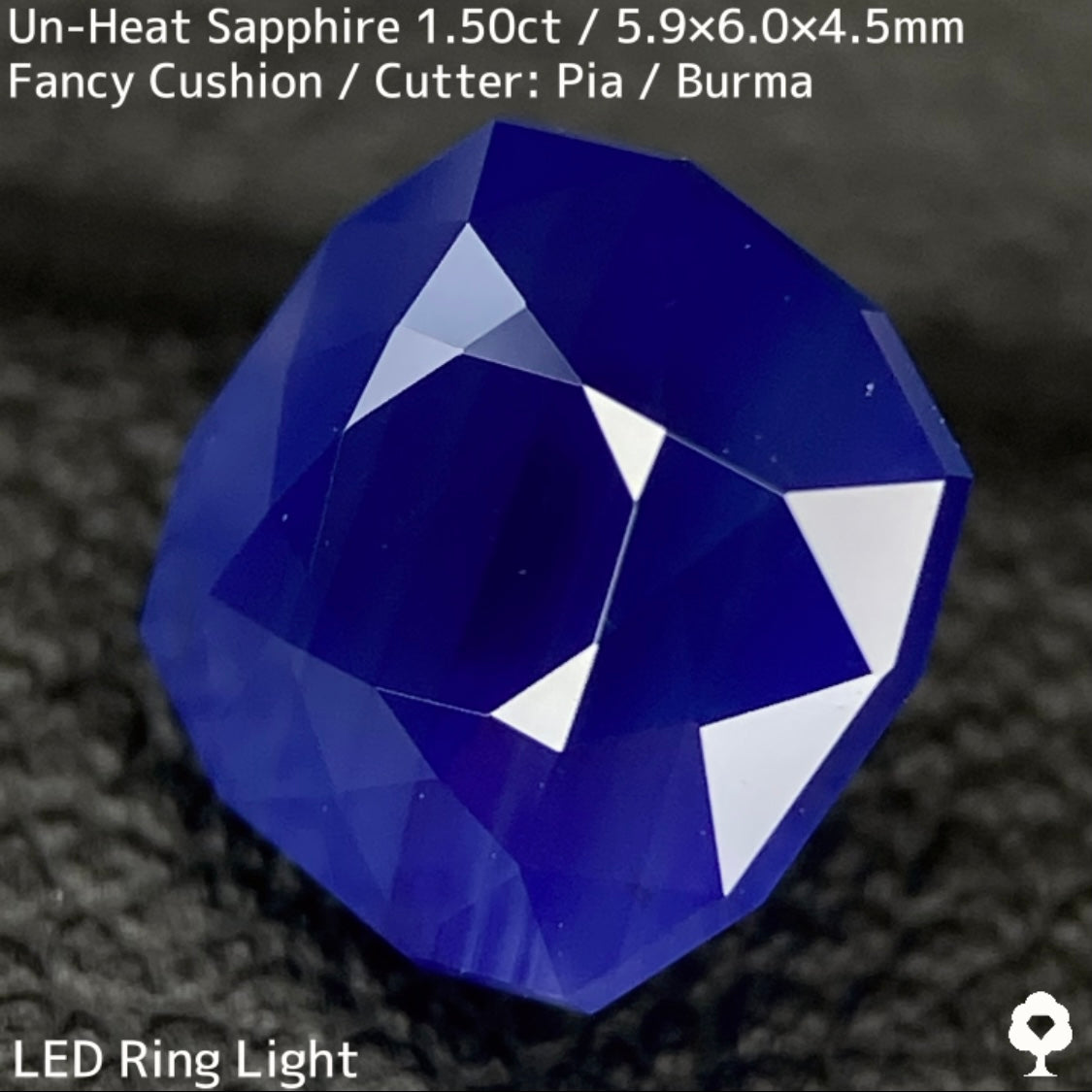 ビルマ産非加熱サファイア1.50ct★コランダムフォーカスプライス★2024.4.21 YouTubeライブ