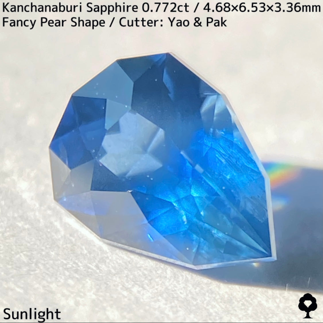 【お客さま専用】カンチャナブリー産サファイア0.772ct