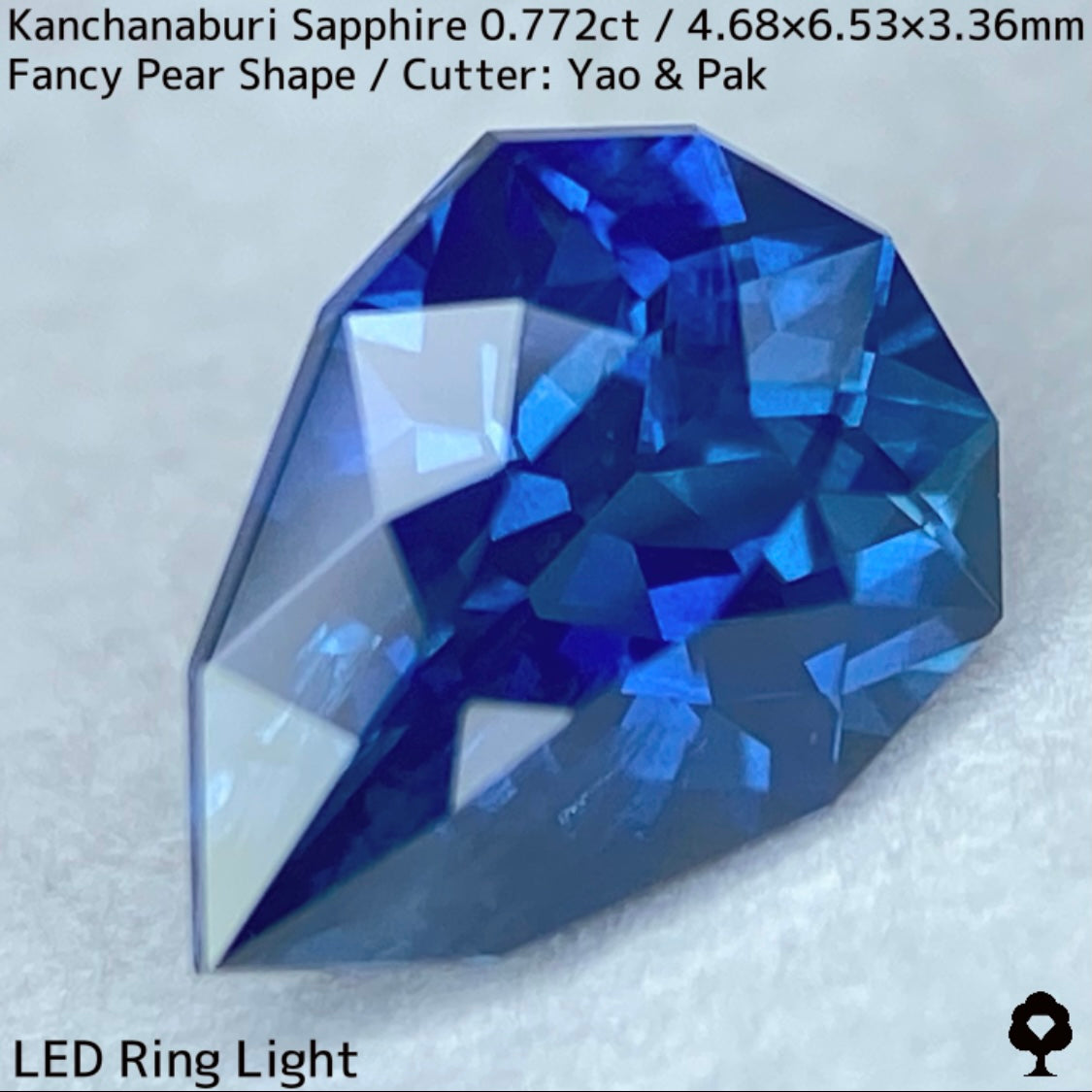【お客さま専用】カンチャナブリー産サファイア0.772ct