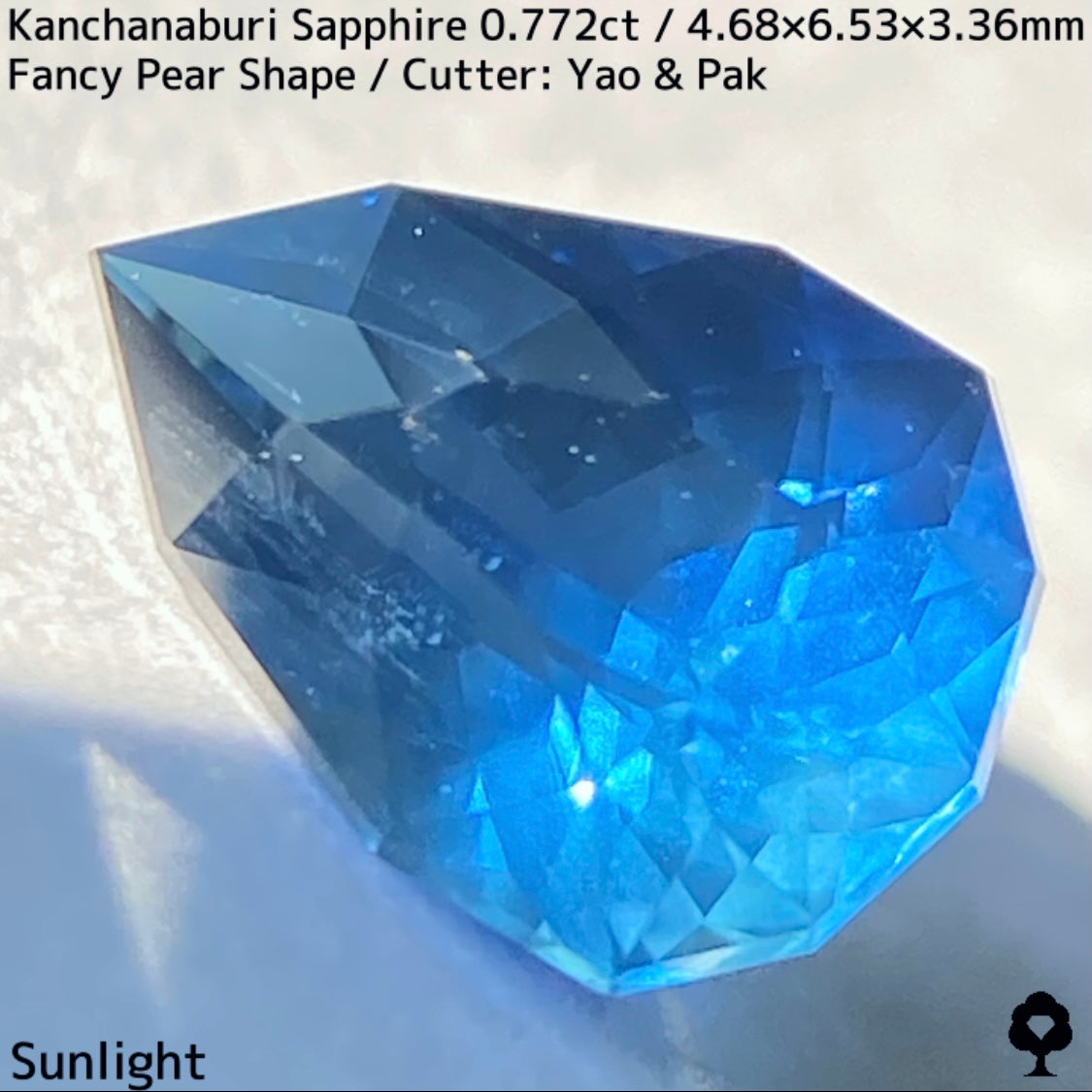 【お客さま専用】カンチャナブリー産サファイア0.772ct