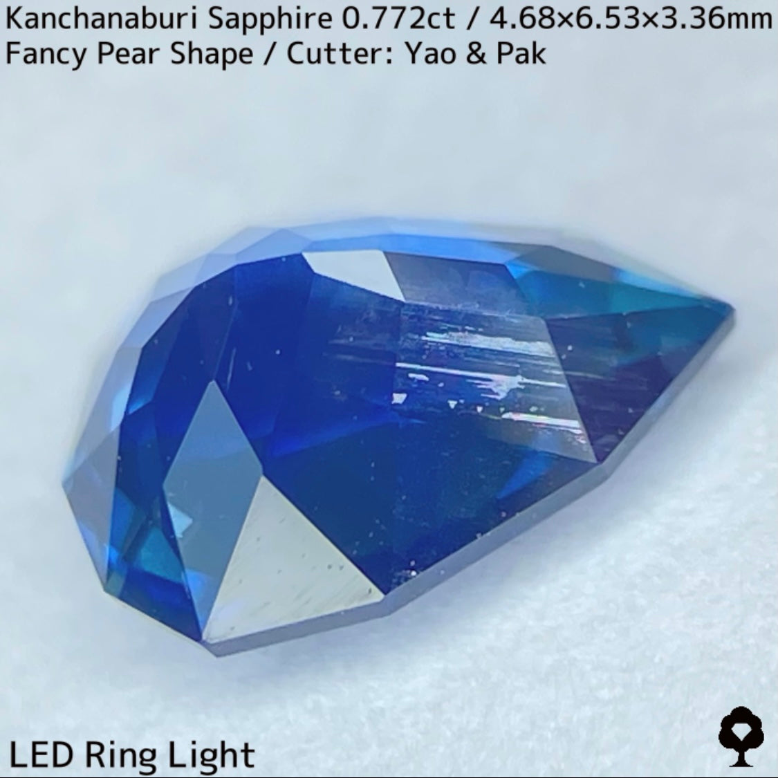 【お客さま専用】カンチャナブリー産サファイア0.772ct