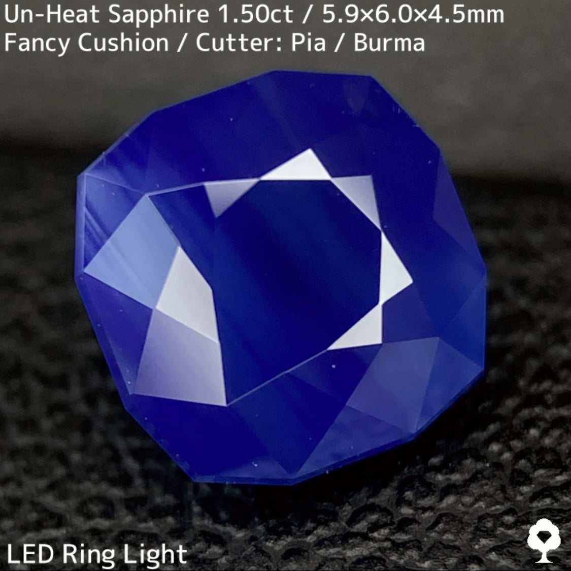 ビルマ産非加熱サファイア1.50ct★コランダムフォーカスプライス★2024.4.21 YouTubeライブ