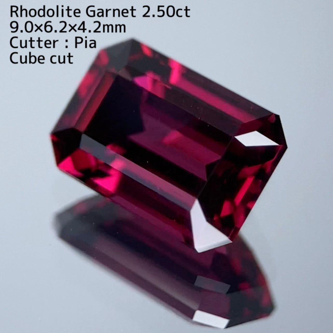 ★5ZBまでご利用可【Pia's Corner Cube】ロードライトガーネット 2.50ct