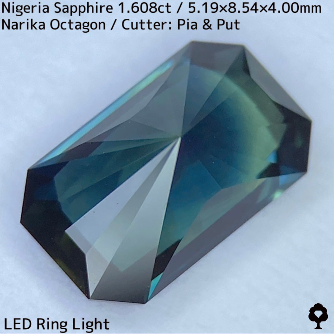 ナイジェリア産サファイア1.608ct★ディープシルキーインディゴの奥深いナリカーの煌めき