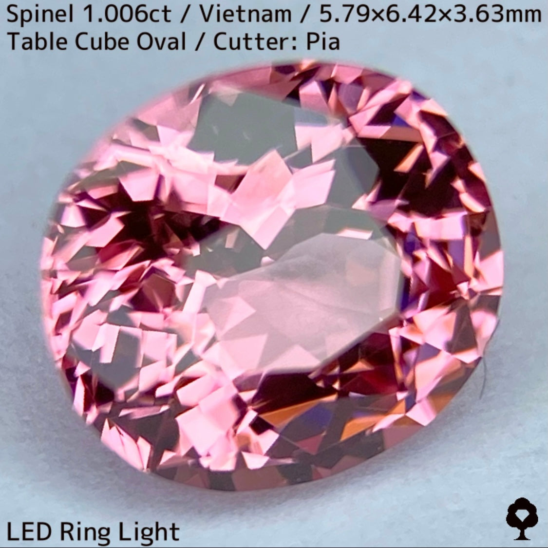 ベトナム産スピネル1.006ct★パパラチァカラーの見事な1ctアップ美結晶の煌めき止まらない
