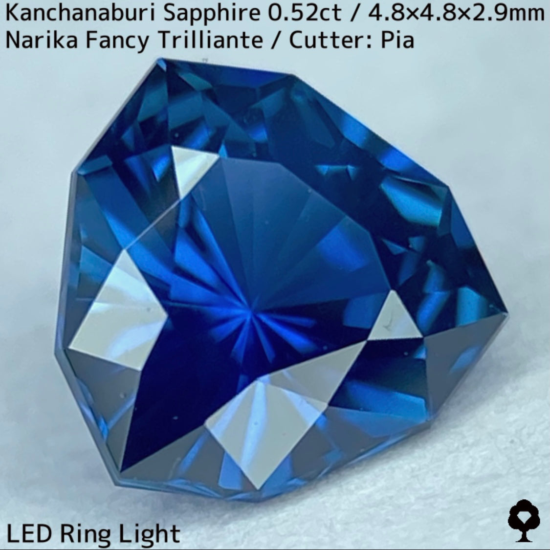 【お客さま専用】カンチャナブリー産サファイア0.52ct